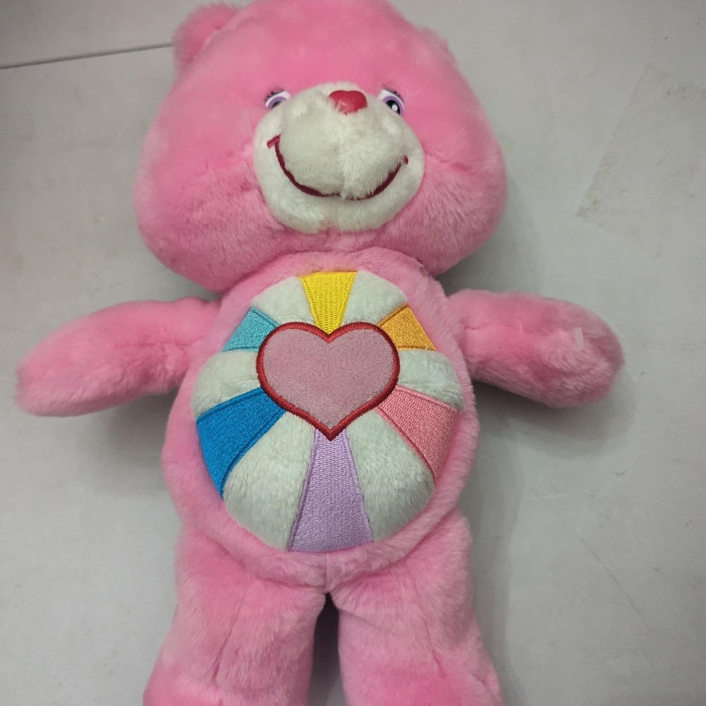 Care Bear Collector's Edition Hopeful Heart Bear 12" Plush 2005 Talking Works